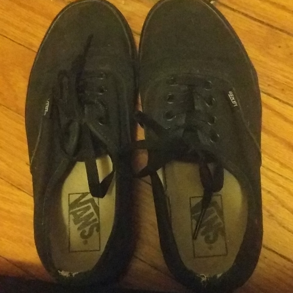 Black Vans Size 6.5